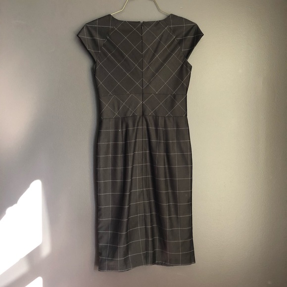 Plaid Frilled Neckline Dress - Picture 5 of 5
